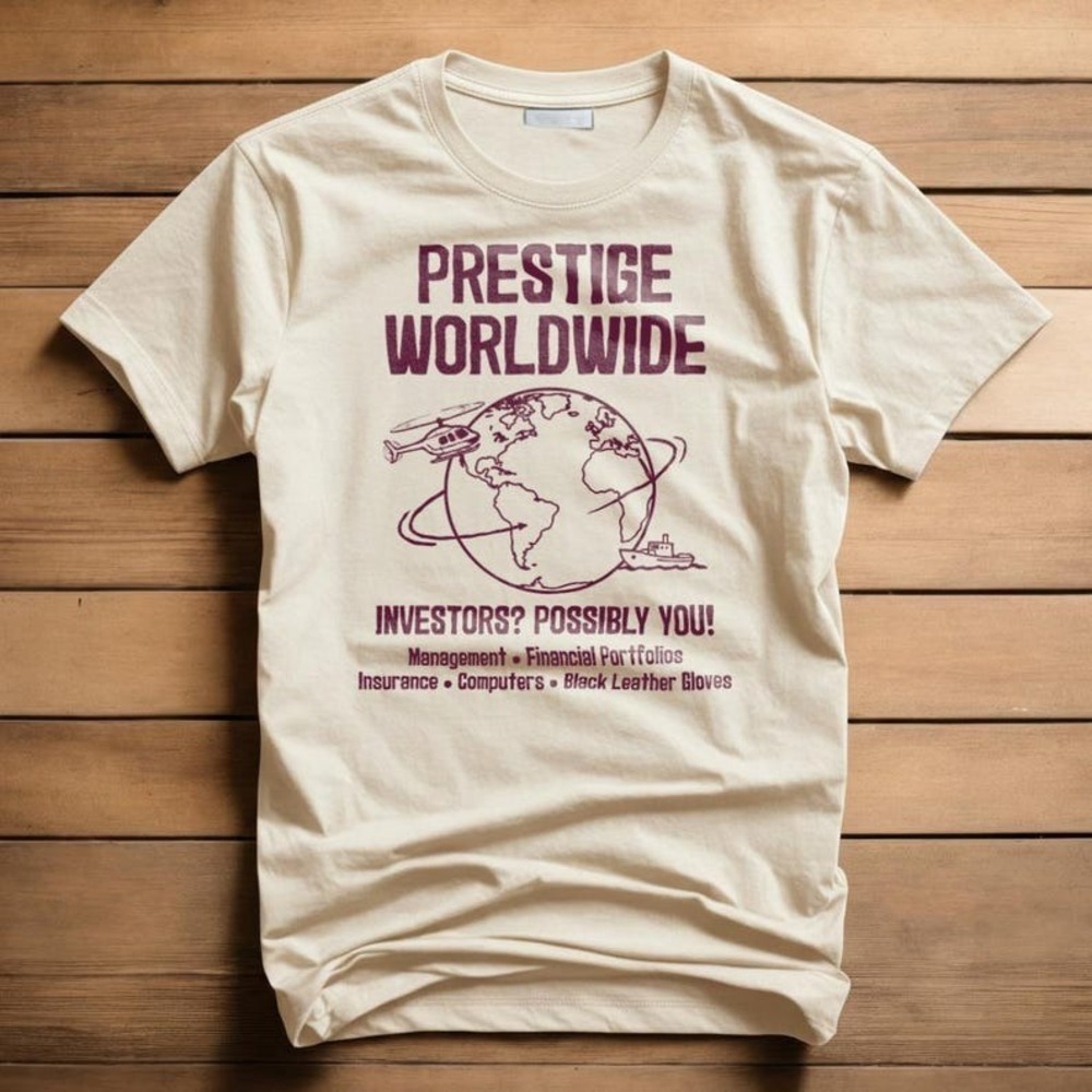 Prestige Worldwide Shirt Funny Step Brothers Movie Parody Tee